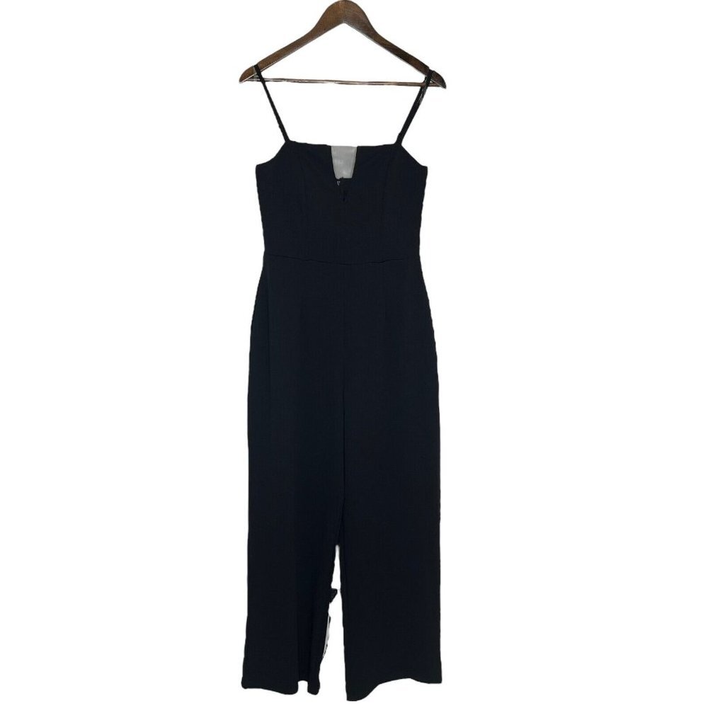 Francesca's Trixxi NWT Black Bre Illusion Bust Jumpsuit Size Medium